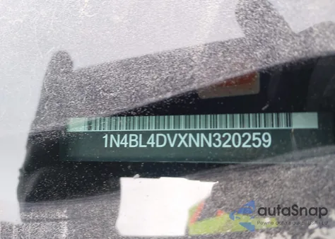 2022 Nissan Altima Sv Fwd from USA, damaged, VIN 1N4BL4DVXNN320259